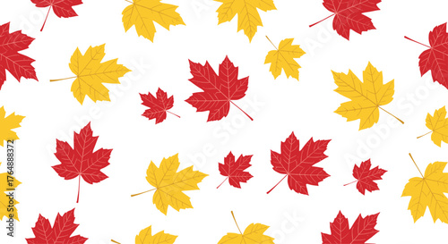 Autumnal Leaves: A Colorful Pattern of Fall Foliage.