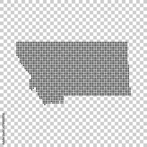 vector of Montana map