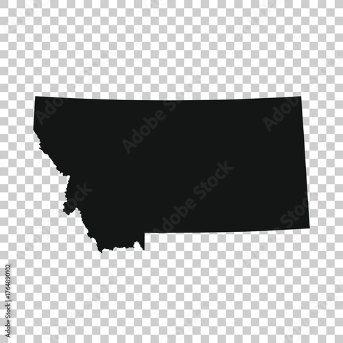 vector of Montana map
