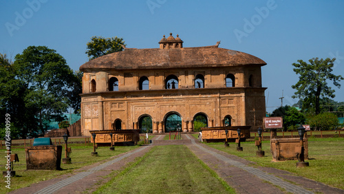 Rang Ghar a two-story amphitheater in Sivasagar Assam built during the Ahom era 1