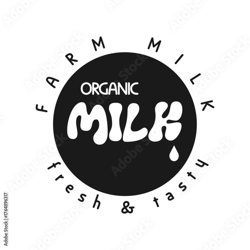 This graphic highlights the importance of environmental conservation while promoting fresh, organic farm milk. It emphasizes the connection between sustainable practices and quality dairy products.