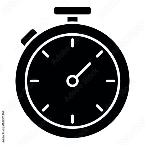 Stopwatch Icon – Vector Time Timer Symbol
