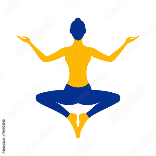 Yoga Pose Silhouette 