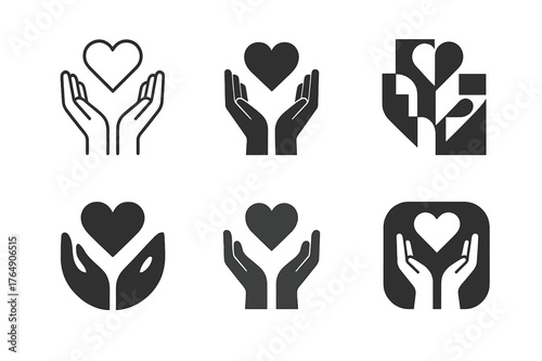 Social-Emotional Learning Logos. Teachers integrating social-emotional learning in classrooms. Set Logo of Teachers integrating social-emotional learning in