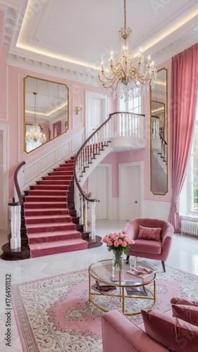 Herrenhaus in Rosa