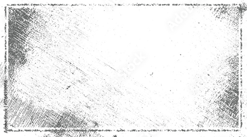 Distressed grunge frame with textured background vector