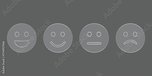 Emotional Feedback Different Faces of Feedback Showing Different Sentiments