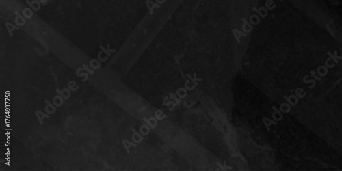 Distressed rough black cracked wall slate texture wall grunge backdrop smoke background. Stone concrete texture anthracite panorama. Old vintage charcoal night dark black stucco design. 