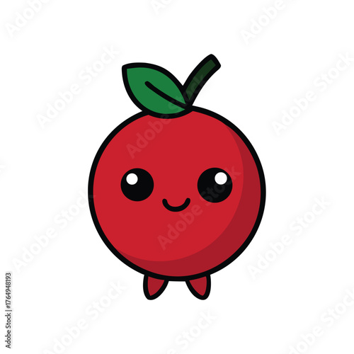 Lingonberry Tiny Tart Determined Expression Illustration