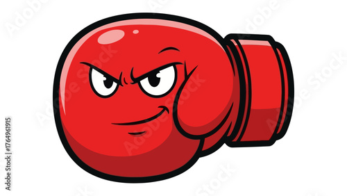 Dynamic Punch: A bold illustration of a striking boxing glove, radiating strength, confidence, and determination, conveying the spirit of competition and victory.