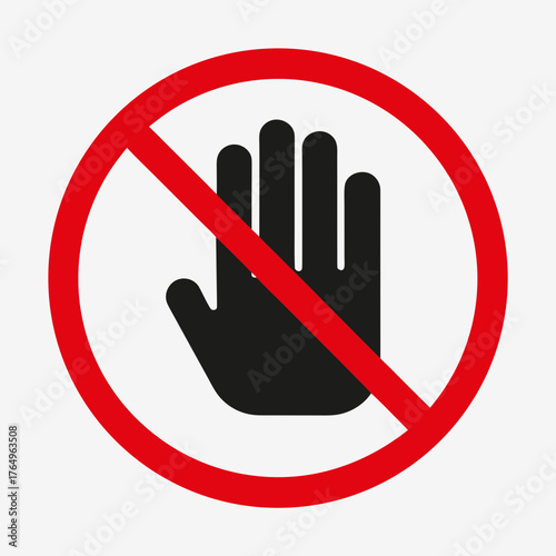 do not enter Sign in Vector 