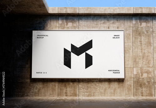 Horizontal Outdoor Poster Mockup