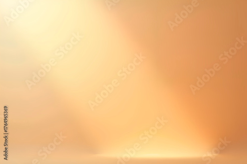 Abstract golden gradient background with soft lighting and blurr