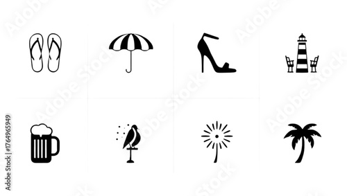 Watercolor christmas garland with red berries and pine needles