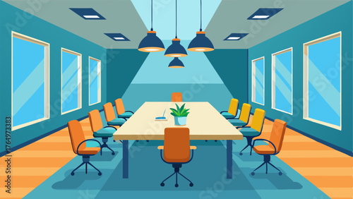 A brightlylit conference room where career advisors can meet with students for individual coaching and guidance.