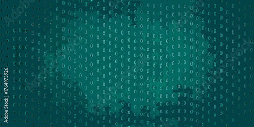 Abstract teal background with a repeating pattern of small oval shapes and a grunge texture overlay