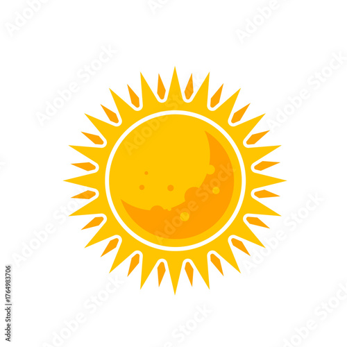 sun icon  - vector illustration	