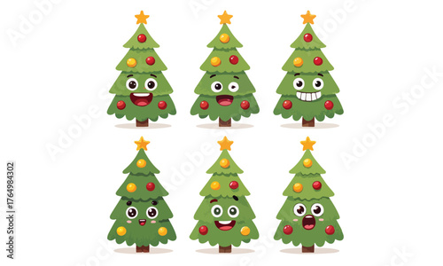 Beautiful Christmas Tree Illustrations and Designs – Festive Xmas Tree Ideas