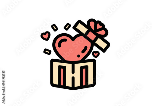Heart Gift Box: A Symbol of Love and Affection.