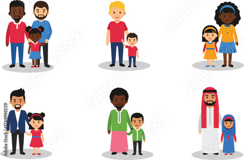 Family, Diversity, Culture, Ethnicity, Inclusion, Parenting, Children, Multicultural, Love, Bond, Togetherness, Global, Relationship, Father, Mother, Child, Tradition, Unity, Generations, Respect