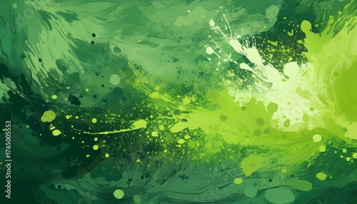 fondo salpicado en tonos verdes