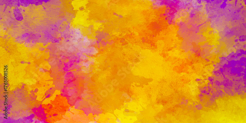 abstract watercolor background. Watercolor painted background with blots and splatters. Brush stroked painting 