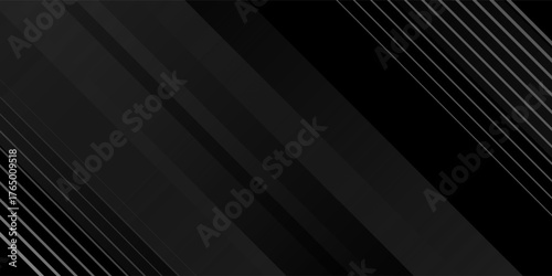 Black abstract background. Elegant dark diagonal shape elements.