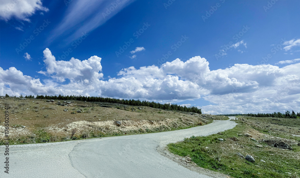 Fototapeta premium road to the sky