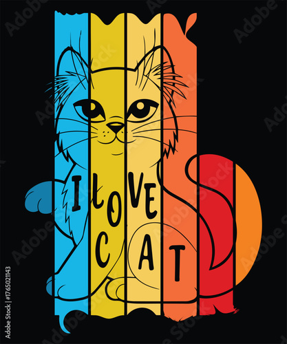 I Love Cats T-Shirt:You may use these files on physical products for sale ( t-shirts, mugs, etc). However, reselling, sharing, or distributing the digital file itself is strictly prohibited.