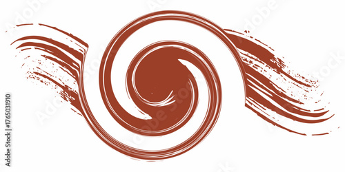Bright red analog touch material. modern