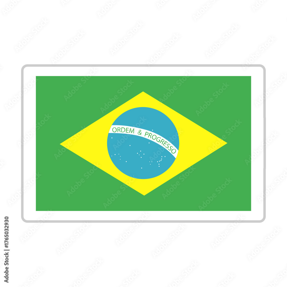 Fototapeta premium Brazil Flag