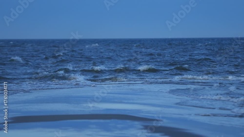 Cinematic view of Grenen in Skagen, Denmark, where the Skagerrak
