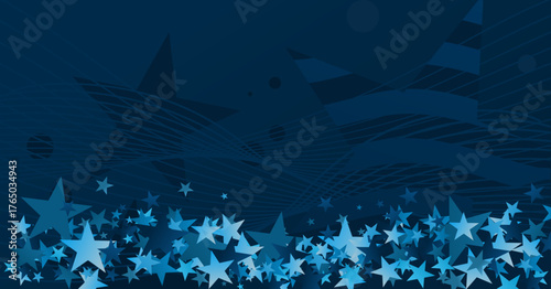 blue patriotic background with stars	
