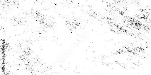 White and black sketch grunge backgrounds to create a distressed grain effect. rough urban texture vector. damaged crack and scratch dust wall texture. black splash on transparent background.