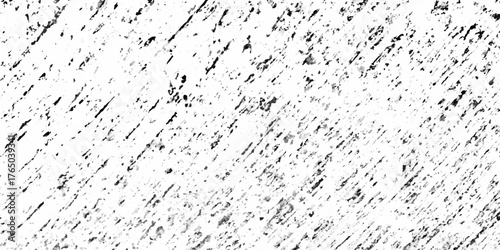 White and black sketch grunge backgrounds to create a distressed grain effect. rough urban texture vector. damaged crack and scratch dust wall texture. black splash on transparent background.
