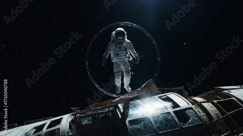 Astronaut spacewalk: exploring the unknown on a cosmic journey
