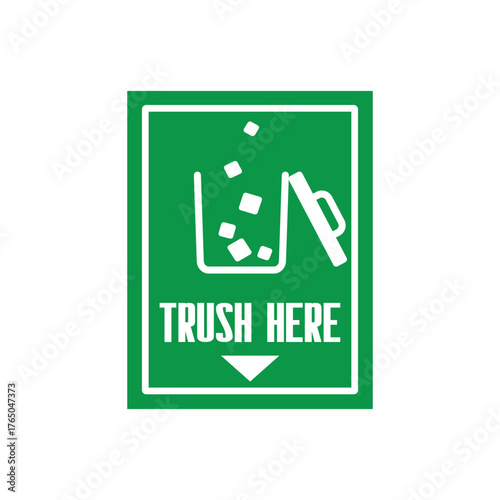 Flat vector illustration of recycling bins.
