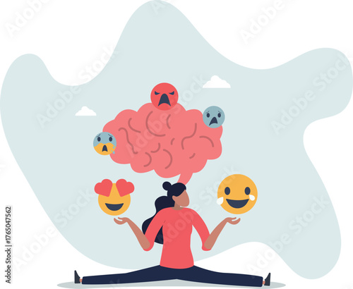 Emotion regulation with emotional intelligence control .life and employment of people.