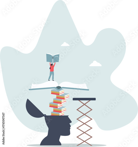 Lifelong learning and literature reading for education.about a man and his life.