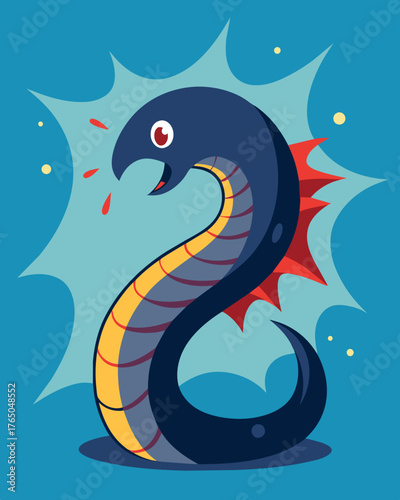 A leech that attaches itself to the soul slowly consuming all sense of selfworth and confidence.. Vector illustration