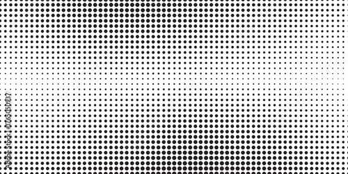 Dotted halftone gradient texture. Fading polka dot background. Repeating dot gradient pattern background. eps 10