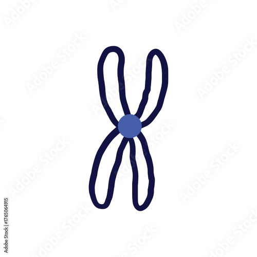 Scissors with black ribbon on white background for gift decoration and celebration