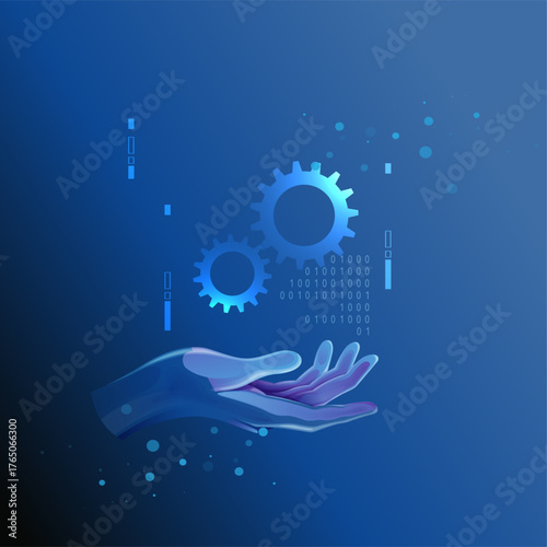 Robotic Hand - Enable Growth and Innovation - Illustration
