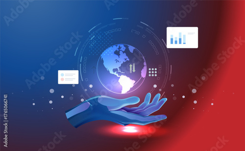 Robotic Hand - Enable Growth and Innovation - Illustration
