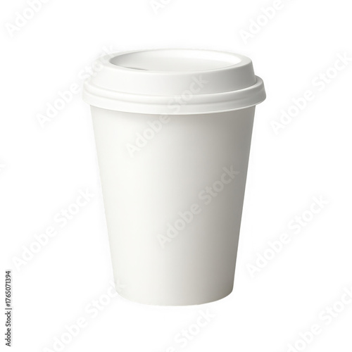 Wallpaper Mural Blank disposable coffee cup isolated mockup with lid for beverage branding product design transparent background Torontodigital.ca