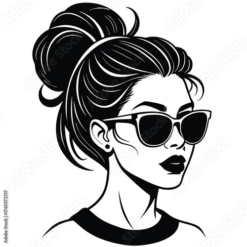 girl with sunglasses