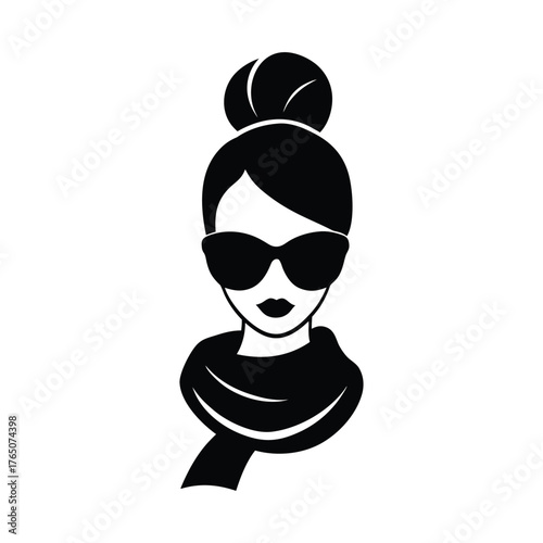vector illustration of a man with sunglasses