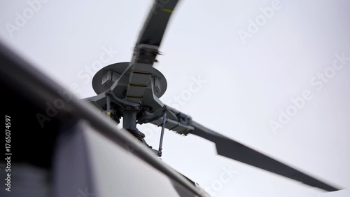 Helicopter Rotor Blades in Slow Motion