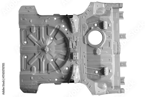 New car body element. Luggage compartment floor