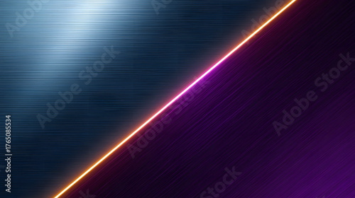 Sleek modern blue and purple gradient with vibrant neon stripe for high-tech design projects and cool presentations